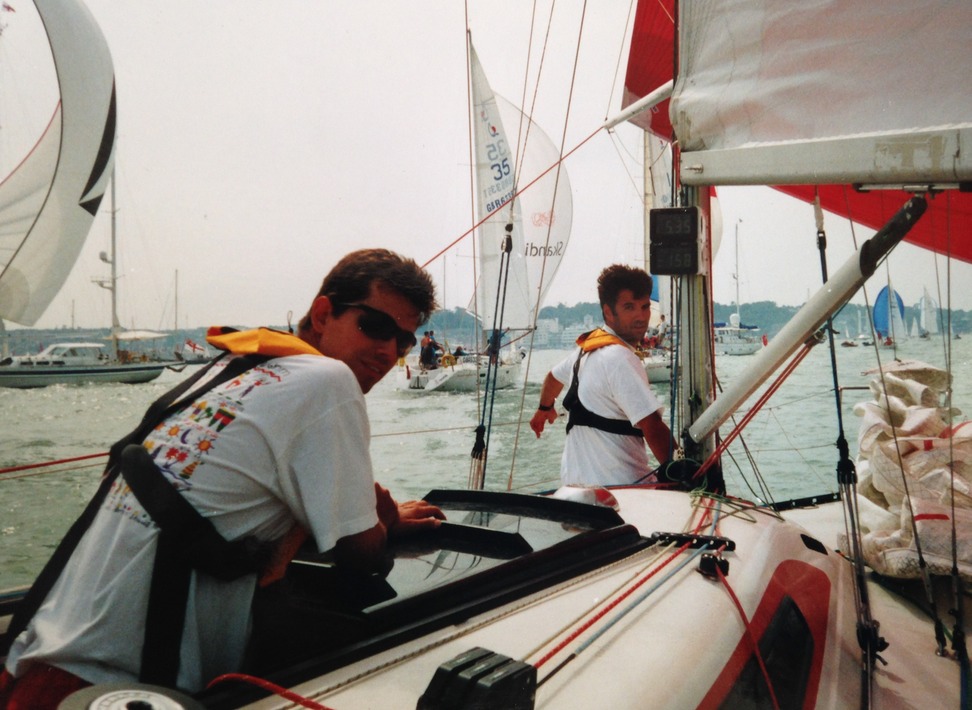 Hervé et Tatoo à Cowes week